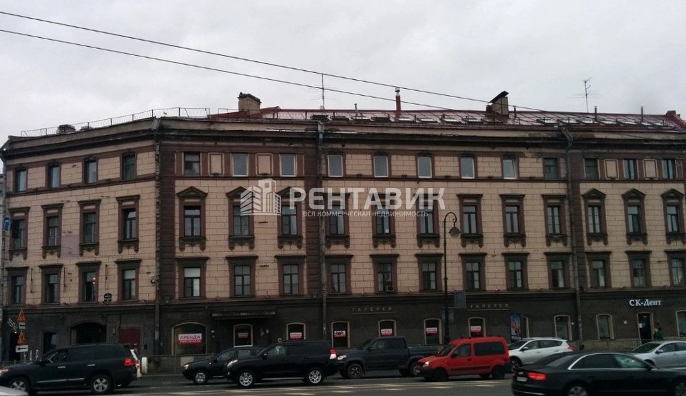 фасад дома, здание по адресу г Санкт-Петербург, наб Макарова, д 24