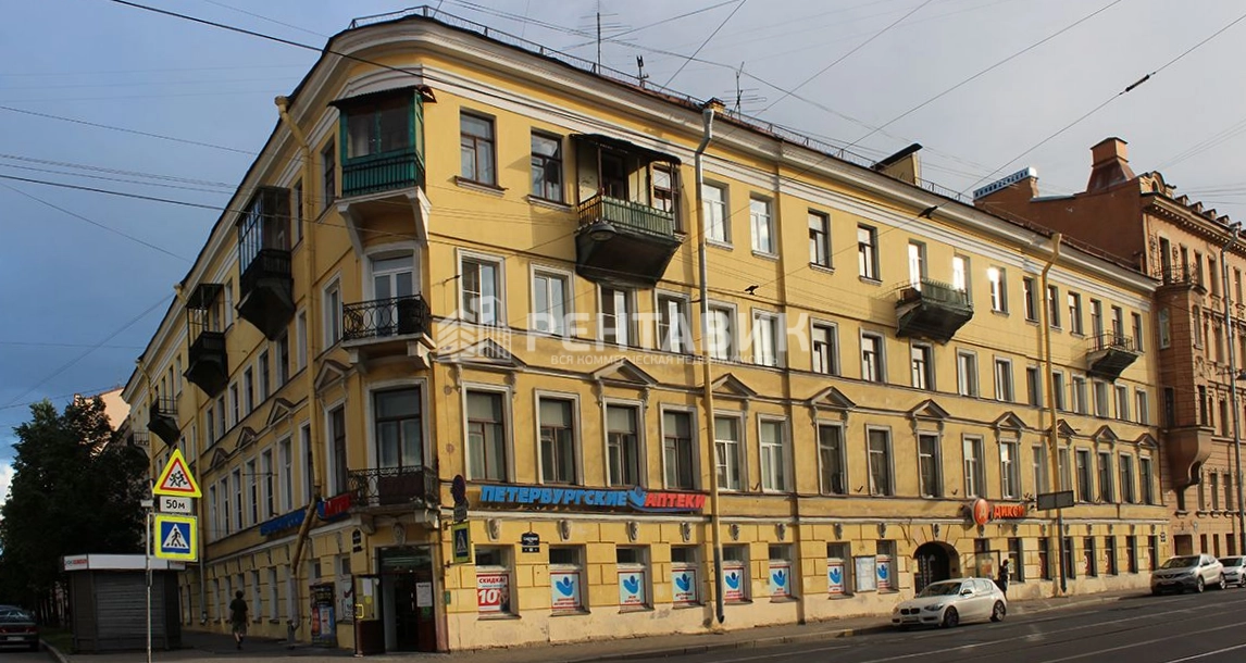 фасад дома, здание по адресу г Санкт-Петербург, ул Садовая, д 68