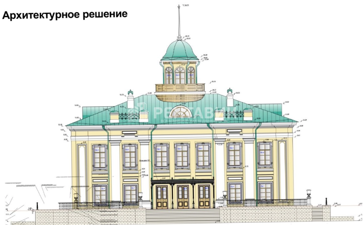Здание целиком Усадьба Нарышкиных площадью 3916 квадратных метров