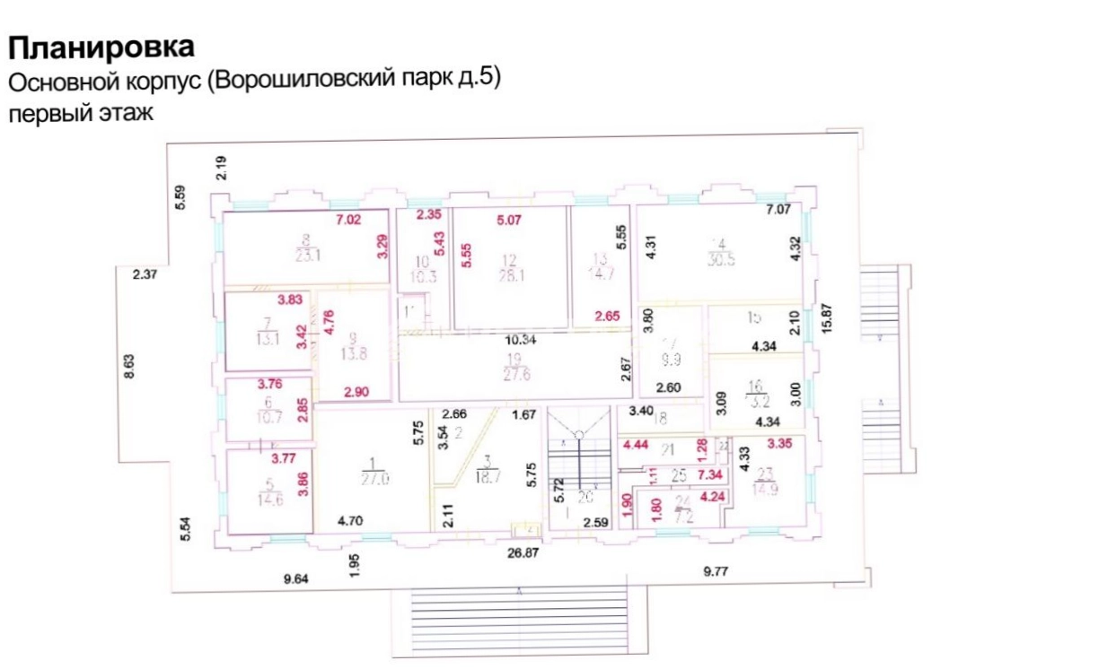 Здание целиком Усадьба Нарышкиных площадью 1933 квадратных метров
