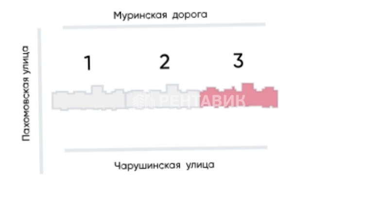 Помещение свободного назначения Цветной город, квартал 29 площадью 139 квадратных метров