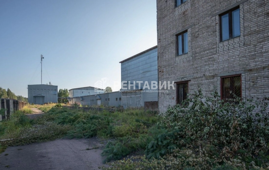 Здание Глебычево, Заводская 1 по адресу Ленинградская обл, Выборгский р-н, поселок Глебычево, ул Заводская, д 1