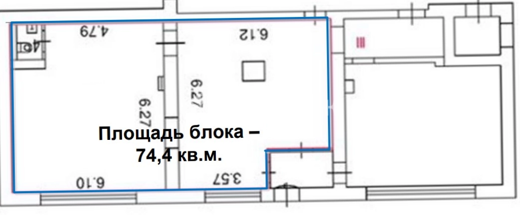 Помещение свободного назначения Фридриха Энгельса 7-21 площадью 74 квадратных метров