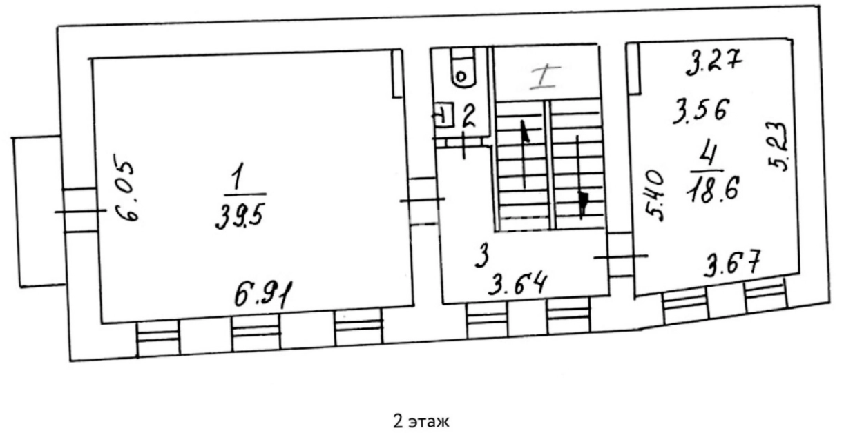 Здание целиком Новокузнецкая 4с4 площадью 375 квадратных метров