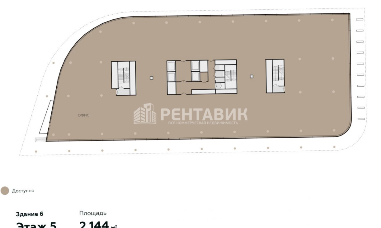 Здание целиком Сколково Парк, корпус 6 площадью 13414 квадратных метров