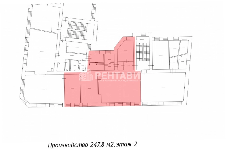 Производство Рассвет площадью 247 квадратных метров