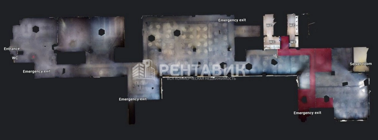 Офис Капитолий Вернадского площадью 1195 квадратных метров