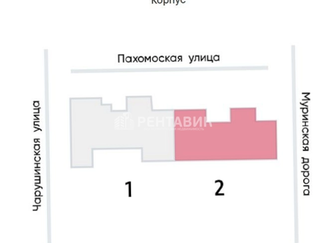 Помещение свободного назначения Цветной город, квартал 29 площадью 157 квадратных метров