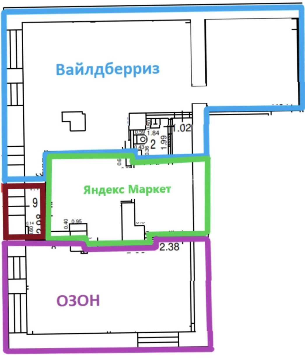 Помещение свободного назначения Николоямский, 3ак4 площадью 157 квадратных метров