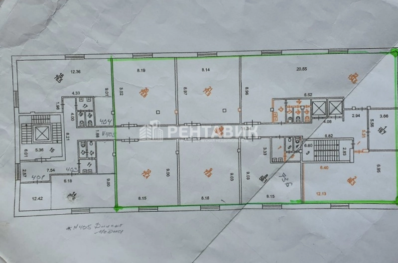 Офис Островная, 2 площадью 688 квадратных метров
