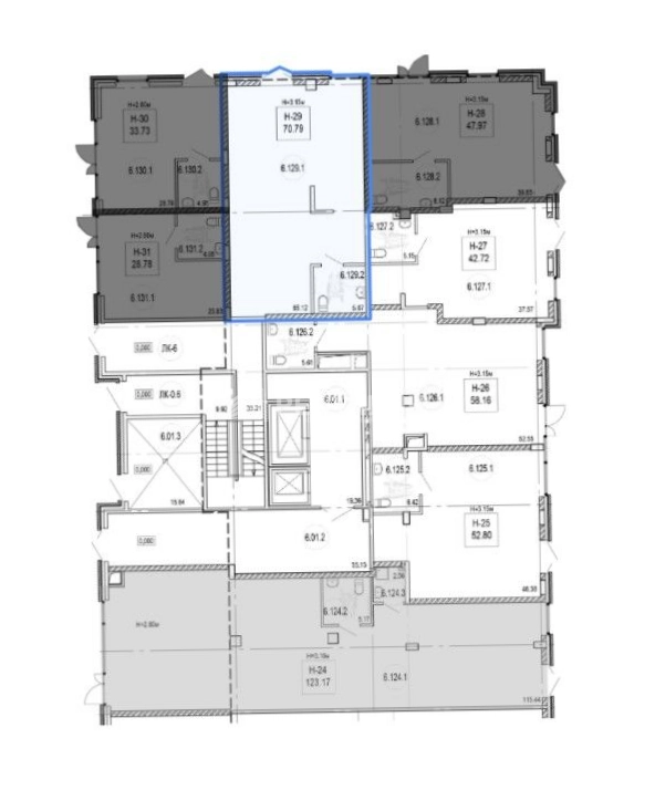 Помещение свободного назначения Ай ди Светлановский площадью 70 квадратных метров