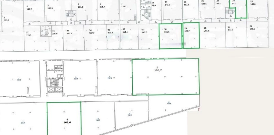 Офис W Plaza II - В Плаза II площадью 297 квадратных метров