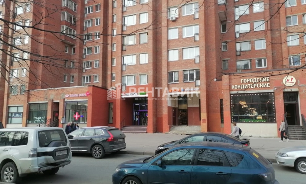 фасад дома, здание по адресу г Санкт-Петербург, пр-кт Просвещения, д 46 к 1 литера А