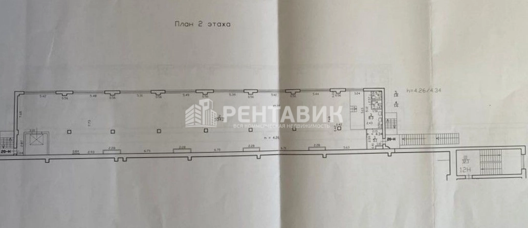 Производство Чугунная, 14Р площадью 1403 квадратных метров