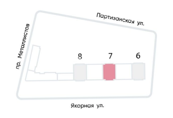 Помещение свободного назначения Большая Охта площадью 146 квадратных метров