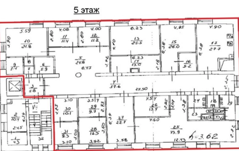 Офис 4-й Рощинский проезд, 19с2 площадью 735 квадратных метров