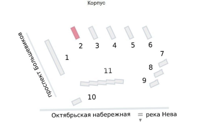 Помещение свободного назначения Октябрьская набережная площадью 90 квадратных метров