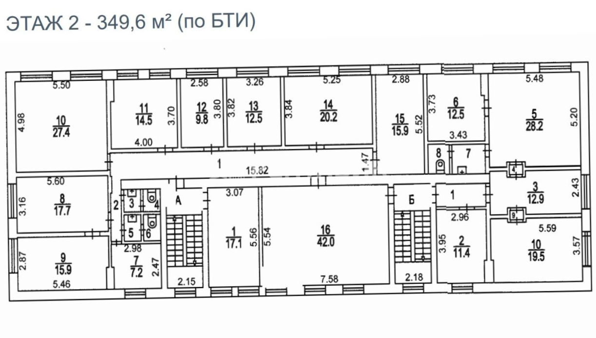 Офис Коновалова 14 площадью 349 квадратных метров