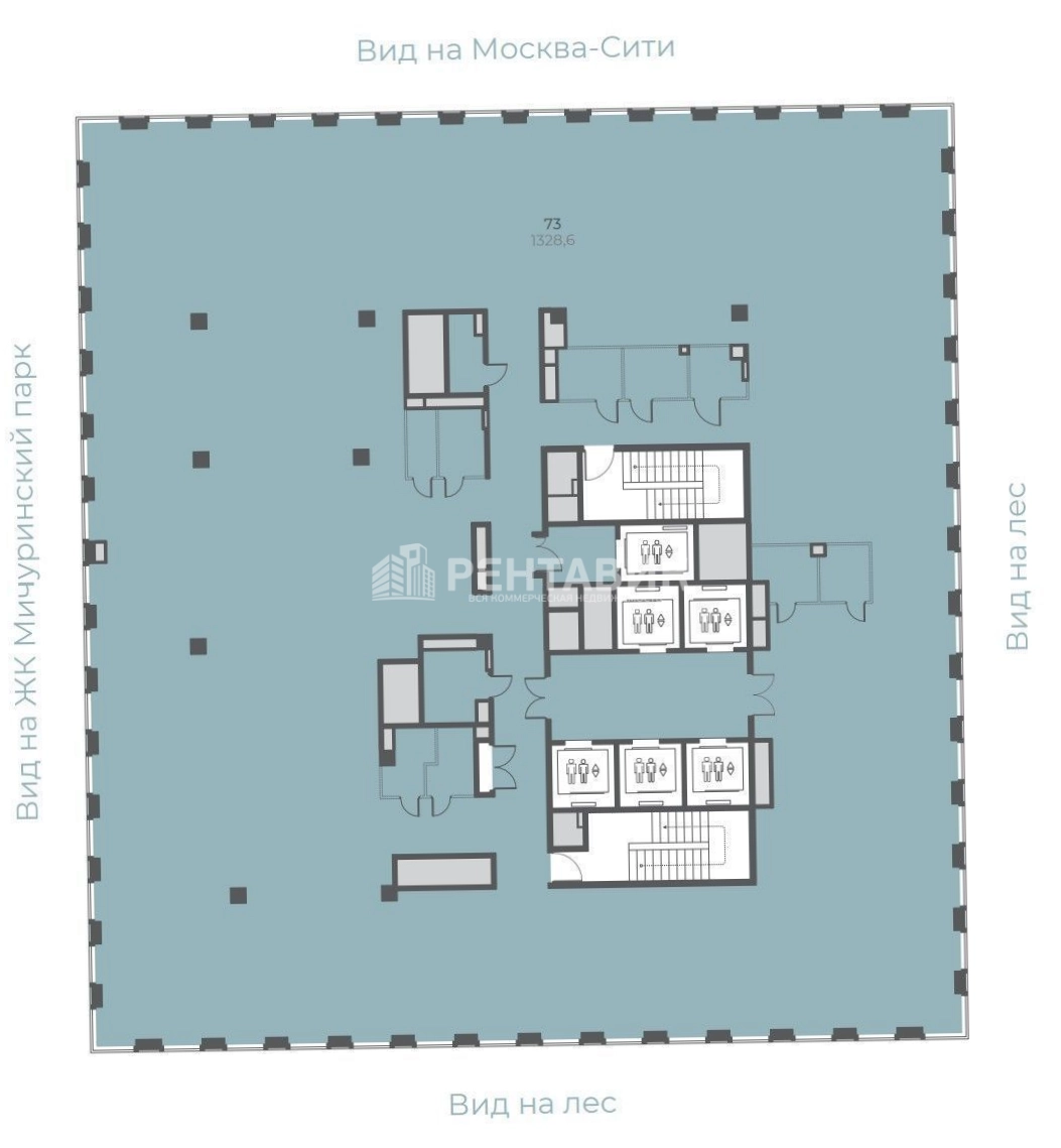 Офис Lakes площадью 4484 квадратных метров