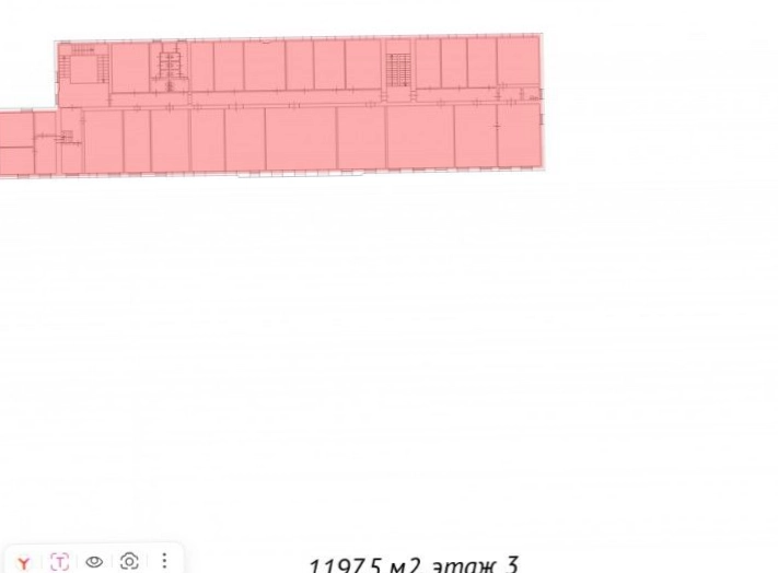 Офис Звенигородский площадью 1618 квадратных метров
