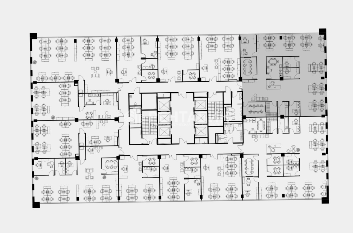 Офис ОСТАНКИНО BUSINESS PARK, корпус 6 площадью 267 квадратных метров