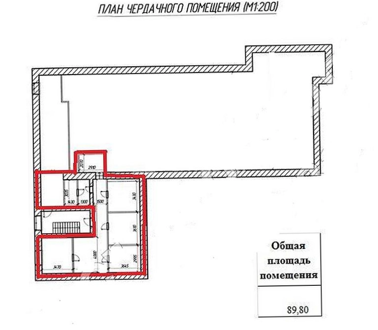 Офис Технопарк Россолимо площадью 340 квадратных метров