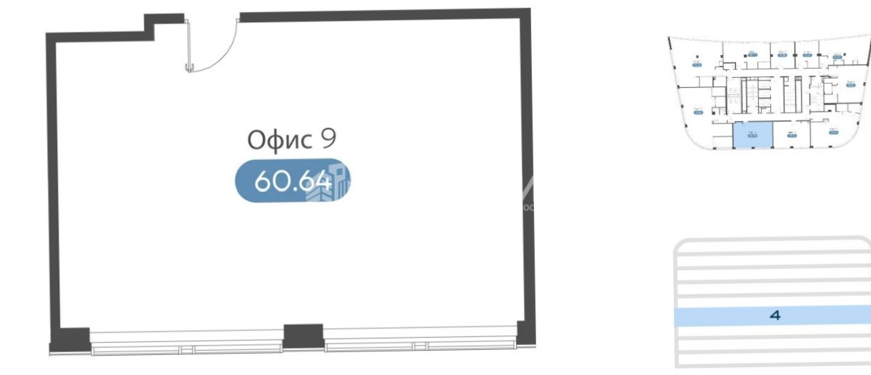 Офис Rail.A площадью 382 квадратных метров