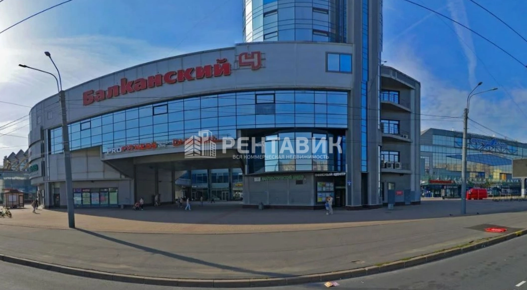 фасад дома, здание по адресу г Санкт-Петербург, Балканская пл, д 5 литера В
