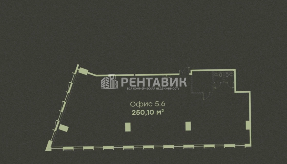 Офис Геолог 2 площадью 250 квадратных метров