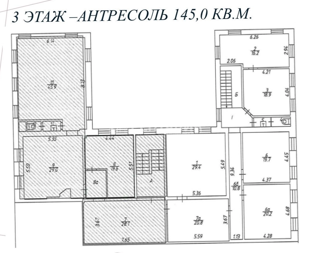 Офис Чаплыгина, 9с1 площадью 1540 квадратных метров