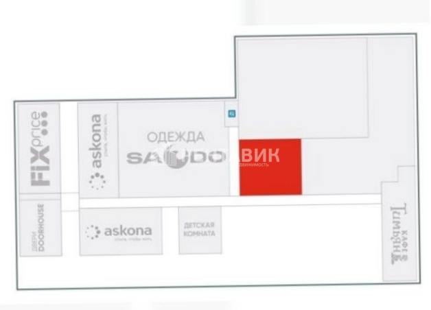 Торговая площадь Дунай площадью 360 квадратных метров