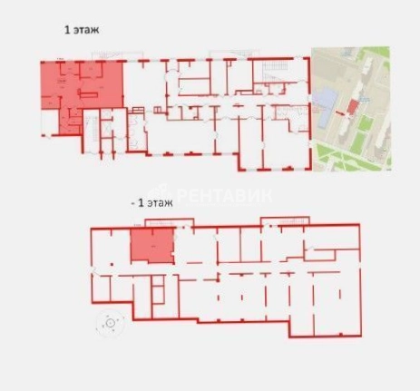 Помещение свободного назначения GREENЛАНДИЯ II площадью 132 квадратных метров