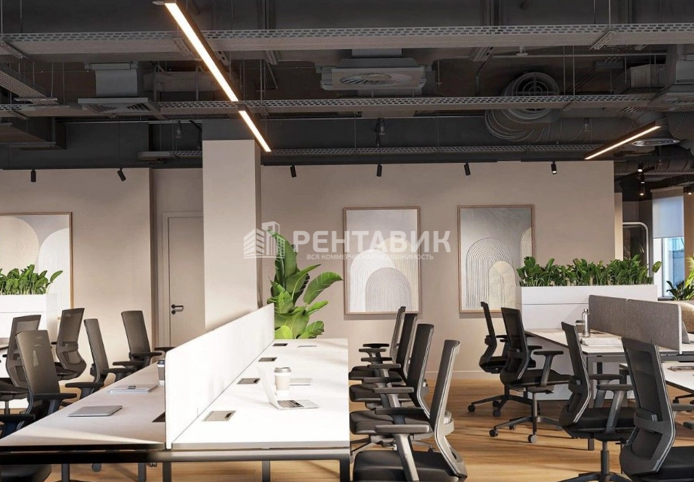 Офис Северное Сияние площадью 181 квадратных метров