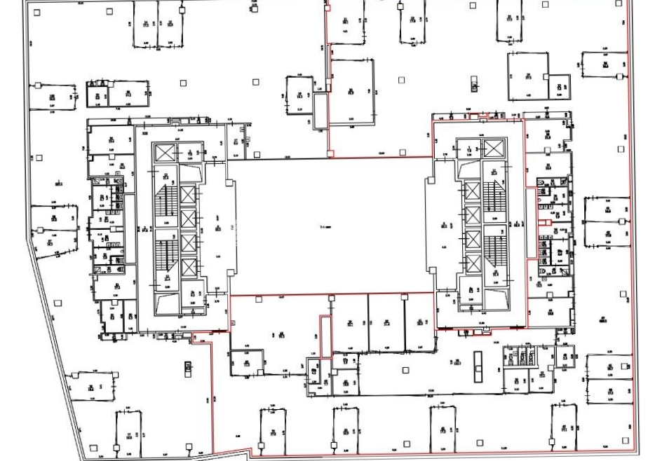 Офис Метрополис, строение 3 площадью 2059 квадратных метров