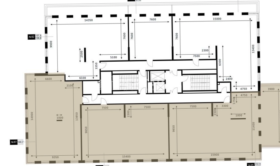 Офис Fili Residence / Фили Резиденс площадью 1057 квадратных метров