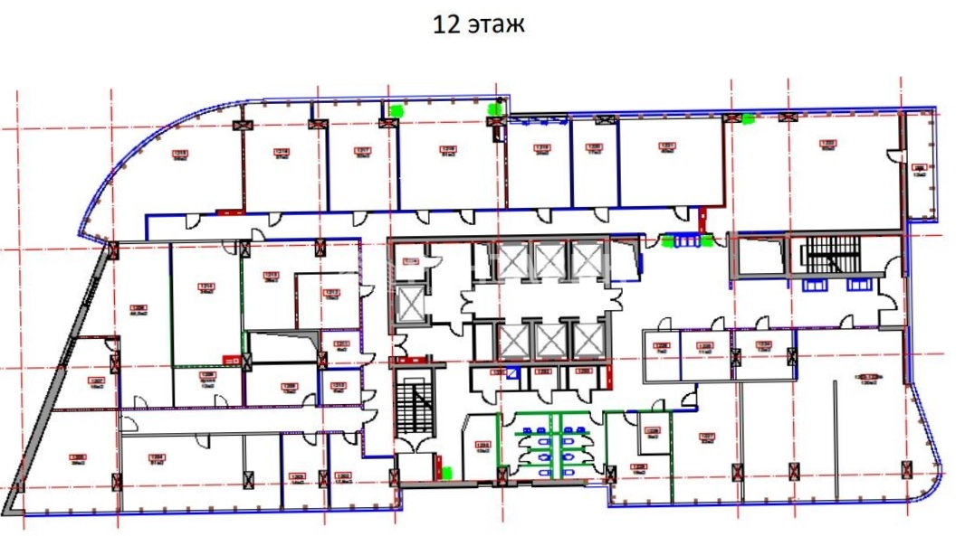 Офис Газойл Плаза площадью 1337 квадратных метров