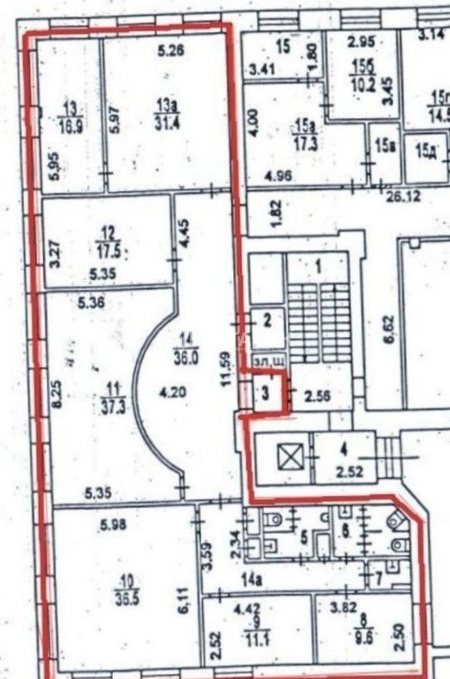 Офис Тихвинский, 11с2 площадью 222 квадратных метров