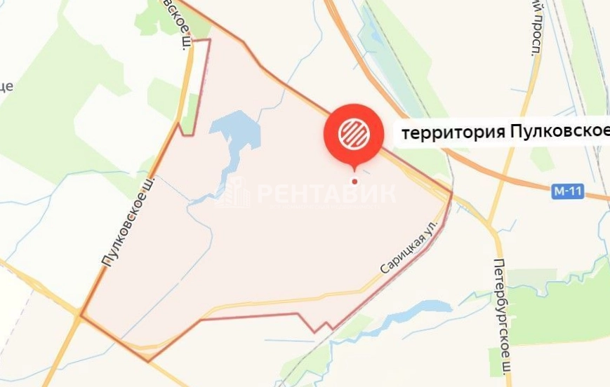 Фото земельного участка по адресу г Санкт-Петербург, поселок Шушары, тер Пулковское, д 581
