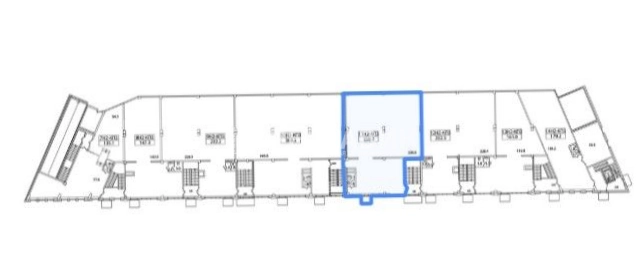 Помещение свободного назначения Шекспир площадью 259 квадратных метров