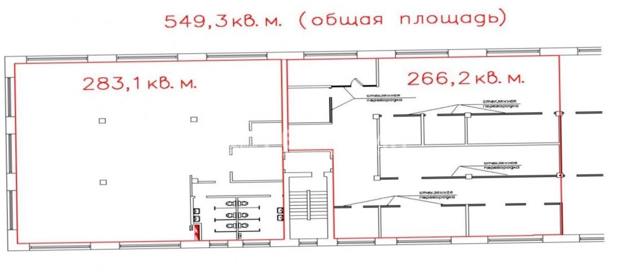 Офис Интерьер, строение 5 площадью 240 квадратных метров