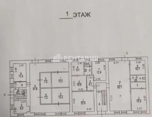 Здание целиком Арбат, 42с4 площадью 972 квадратных метров