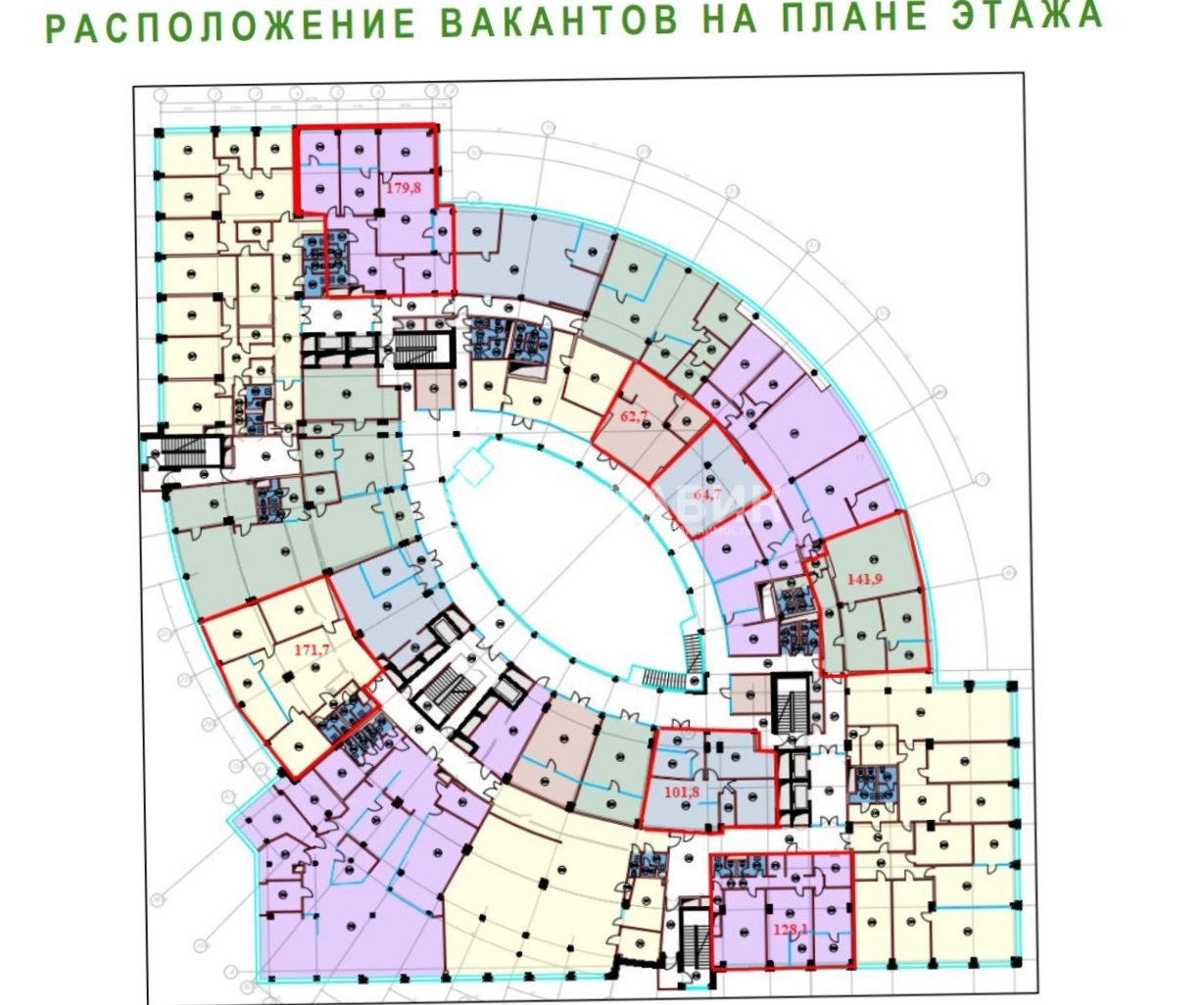 Офис Святогор 4 площадью 172 квадратных метров