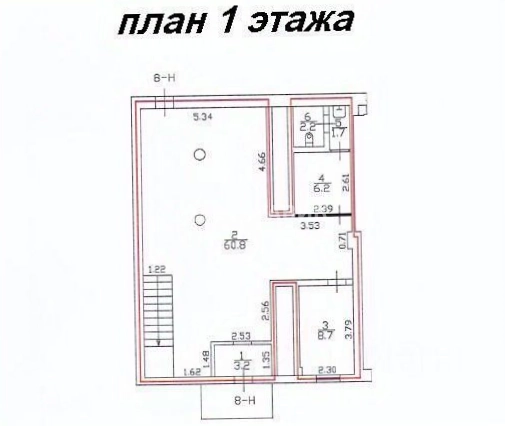 Офис Ефимова, 4А площадью 407 квадратных метров