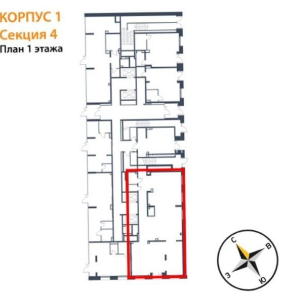 Помещение свободного назначения Страна. Озерная площадью 170 квадратных метров