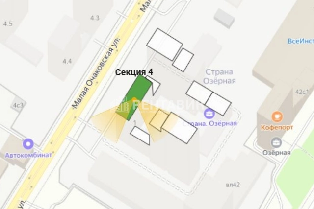 Помещение свободного назначения Страна. Озерная площадью 170 квадратных метров