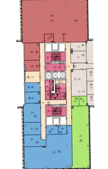 Офис Comcity, Фаза Альфа площадью 1454 квадратных метров