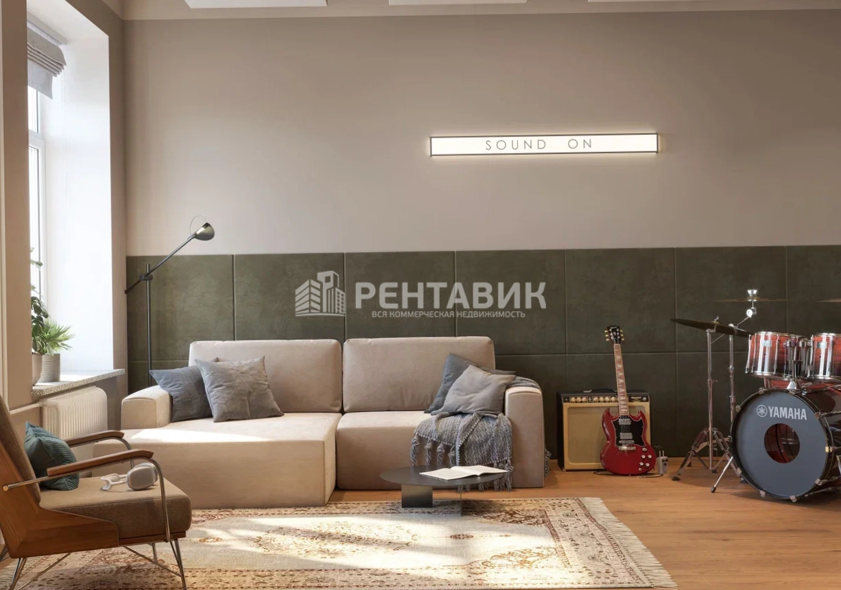 Офис Чехова 18 площадью 60 квадратных метров