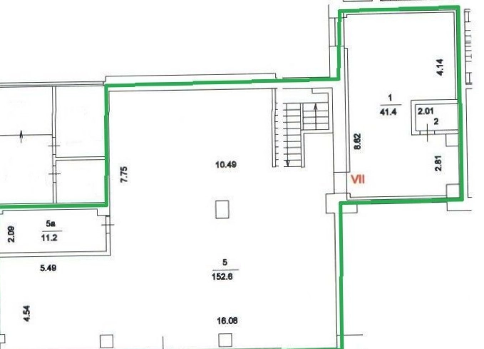 Помещение свободного назначения Комсомольский, 15с2 площадью 388 квадратных метров