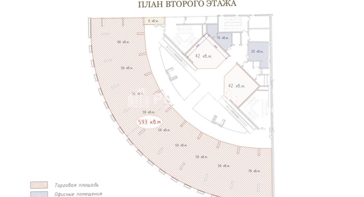 Торговая площадь Европа на Малом проспекте Петроградской Стороны площадью 669 квадратных метров