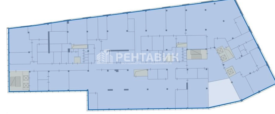 Офис Омега Плаза, строение 6 площадью 2454.5 квадратных метров
